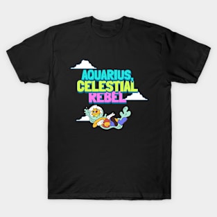 Aquarius - Celestial Rebel T-Shirt